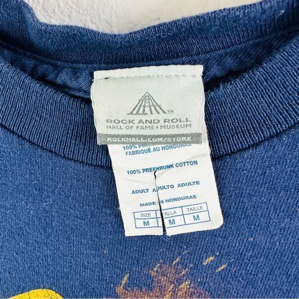 Rock And Roll Hall Of Fame‎ Museum Navy Graphic Tee Size M